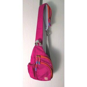 Lecxci Pink Sling Backpack Crossbody Shoulder Bag – Lightweight Daypack Travel